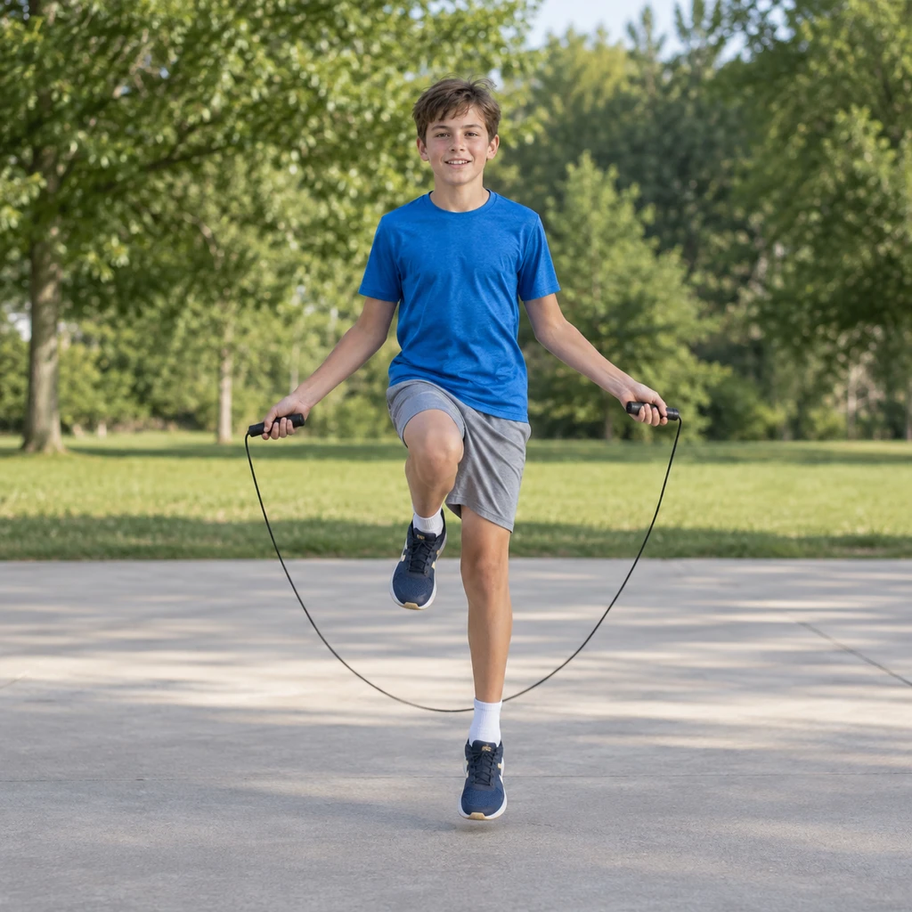 Double-unders, left leg